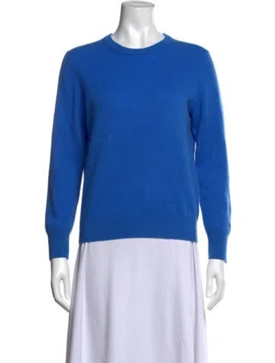 Pre-owned Naadam Cashmere Crew Neck Sweater In Blue