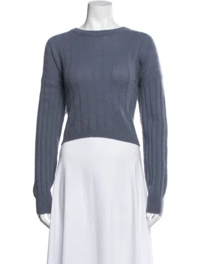 Pre-owned Naadam Cashmere Crew Neck Sweater In Blue