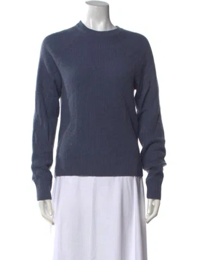 Pre-owned Naadam Cashmere Crew Neck Sweater In Blue