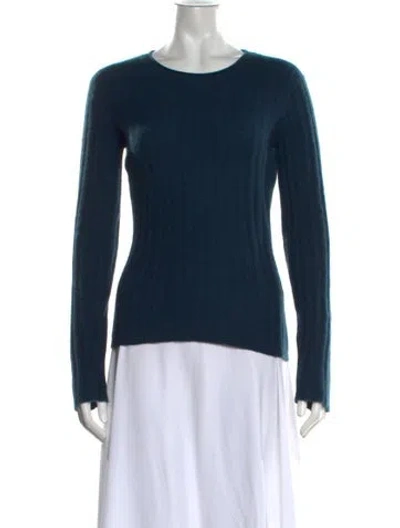 Pre-owned Naadam Cashmere Crew Neck Sweater In Blue