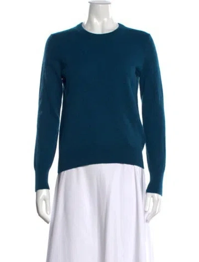 Pre-owned Naadam Cashmere Crew Neck Sweater In Blue