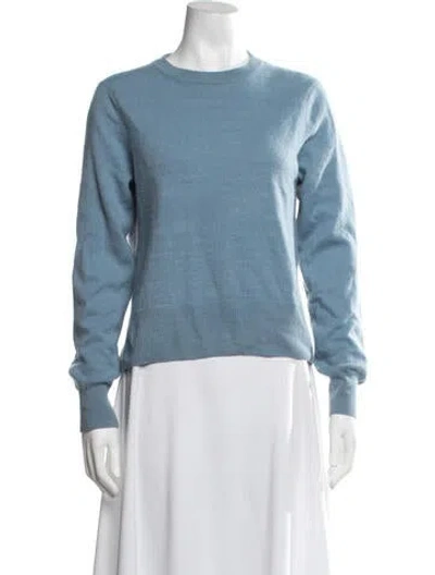Pre-owned Naadam Cashmere Crew Neck Sweater In Blue