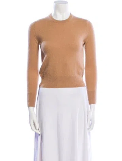 Pre-owned Naadam Cashmere Crew Neck Sweater In Brown