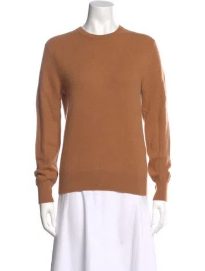 Pre-owned Naadam Cashmere Crew Neck Sweater In Brown