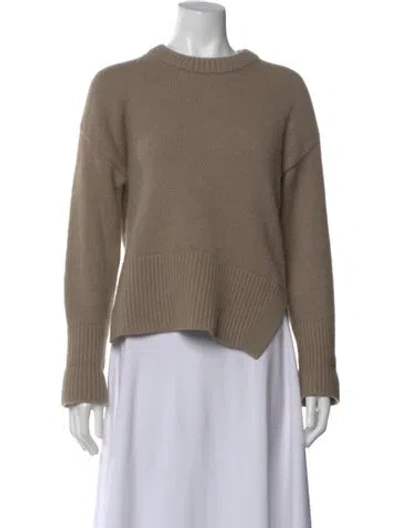 Pre-owned Naadam Cashmere Crew Neck Sweater In Brown