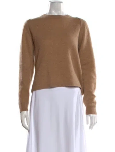 Pre-owned Naadam Cashmere Crew Neck Sweater In Brown