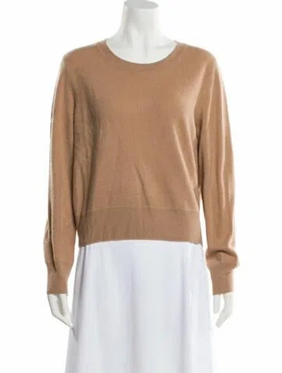 Pre-owned Naadam Cashmere Crew Neck Sweater In Brown