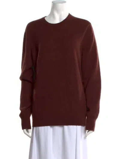 Pre-owned Naadam Cashmere Crew Neck Sweater In Brown