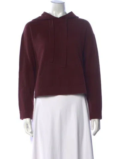 Pre-owned Naadam Cashmere Crew Neck Sweater In Burgundy