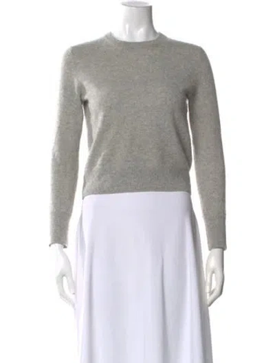 Pre-owned Naadam Cashmere Crew Neck Sweater In Gray