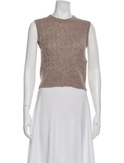 Pre-owned Naadam Cashmere Crew Neck Sweater In Gray