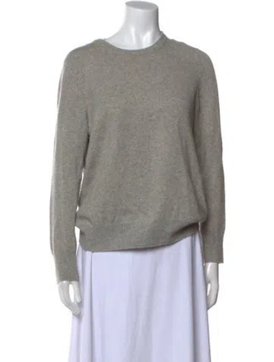Pre-owned Naadam Cashmere Crew Neck Sweater In Gray