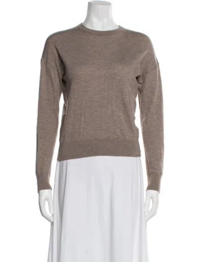 Pre-owned Naadam Cashmere Crew Neck Sweater In Gray