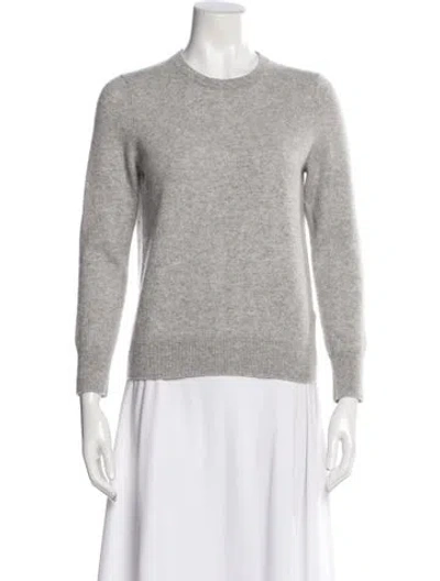 Pre-owned Naadam Cashmere Crew Neck Sweater In Gray