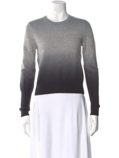 Pre-owned Naadam Cashmere Crew Neck Sweater In Gray