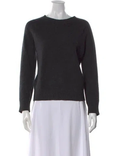 Pre-owned Naadam Cashmere Crew Neck Sweater In Gray