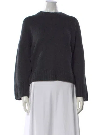 Pre-owned Naadam Cashmere Crew Neck Sweater In Gray