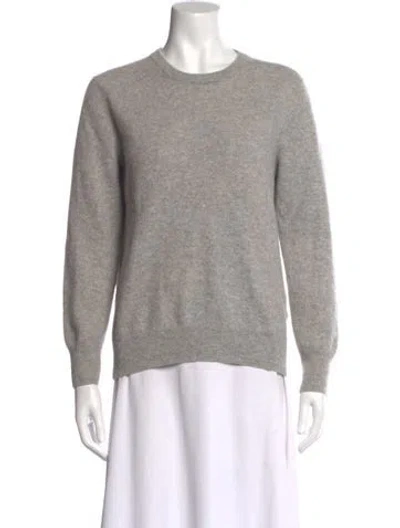 Pre-owned Naadam Cashmere Crew Neck Sweater In Gray