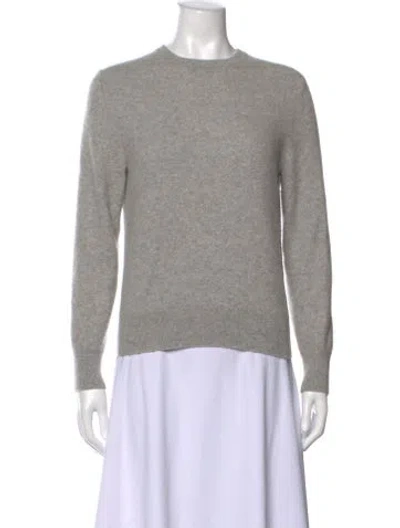 Pre-owned Naadam Cashmere Crew Neck Sweater In Gray