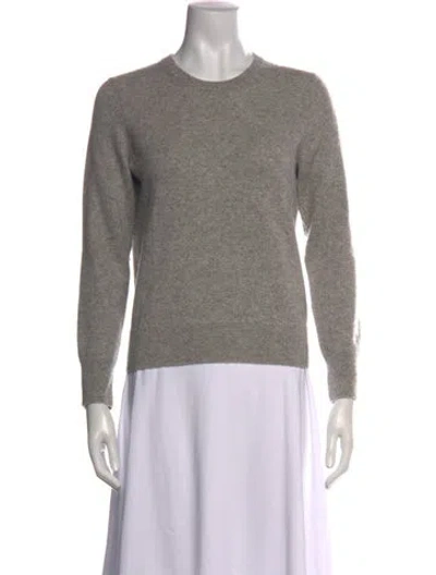 Pre-owned Naadam Cashmere Crew Neck Sweater In Gray