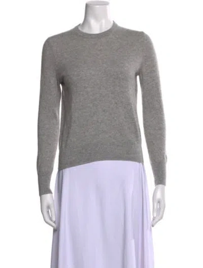 Pre-owned Naadam Cashmere Crew Neck Sweater In Gray