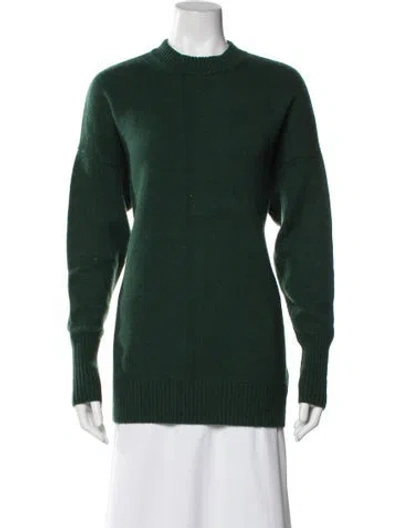 Pre-owned Naadam Cashmere Crew Neck Sweater In Green