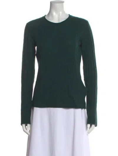 Pre-owned Naadam Cashmere Crew Neck Sweater In Green