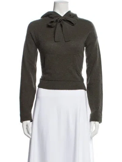 Pre-owned Naadam Cashmere Crew Neck Sweater In Green