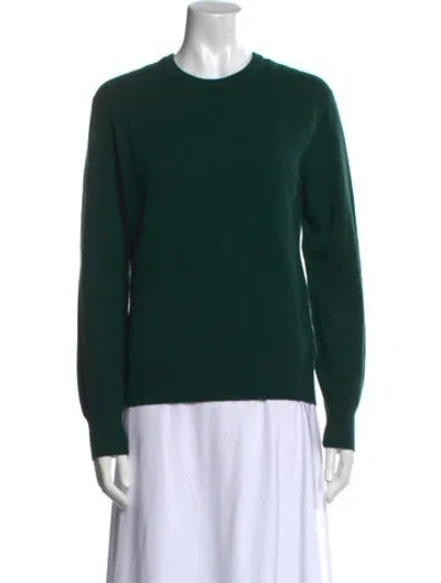 Pre-owned Naadam Cashmere Crew Neck Sweater In Green