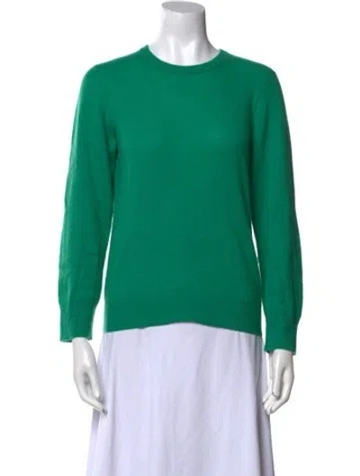 Pre-owned Naadam Cashmere Crew Neck Sweater In Green
