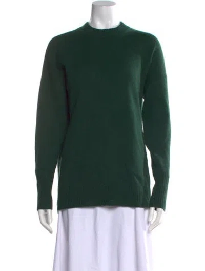 Pre-owned Naadam Cashmere Crew Neck Sweater In Green