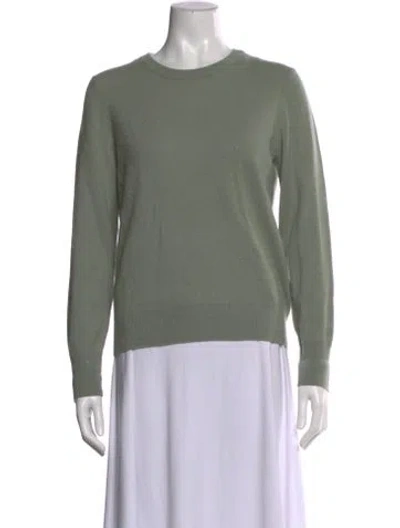 Pre-owned Naadam Cashmere Crew Neck Sweater In Green