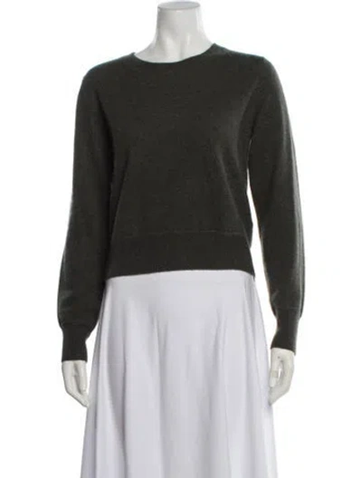 Pre-owned Naadam Cashmere Crew Neck Sweater In Green