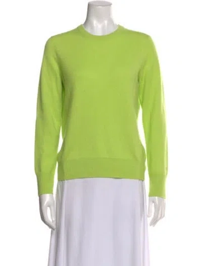 Pre-owned Naadam Cashmere Crew Neck Sweater In Green