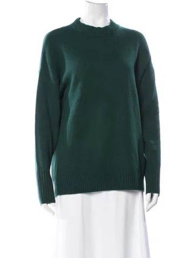Pre-owned Naadam Cashmere Crew Neck Sweater In Green