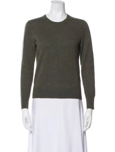 Pre-owned Naadam Cashmere Crew Neck Sweater In Green