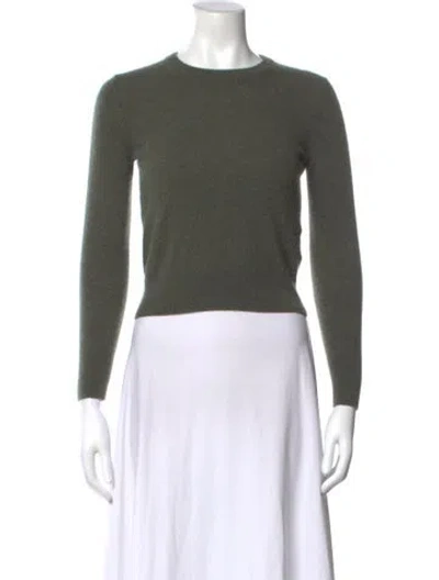 Pre-owned Naadam Cashmere Crew Neck Sweater In Green