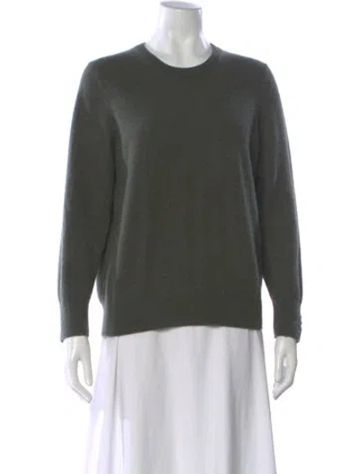 Pre-owned Naadam Cashmere Crew Neck Sweater In Green