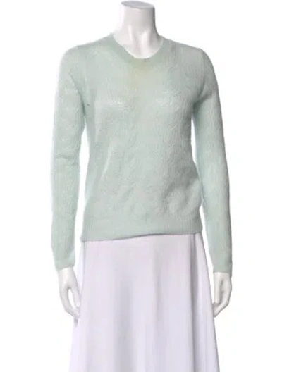 Pre-owned Naadam Cashmere Crew Neck Sweater In Green