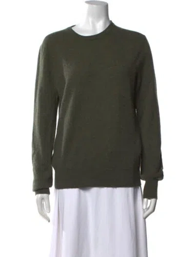 Pre-owned Naadam Cashmere Crew Neck Sweater In Green