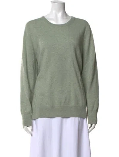 Pre-owned Naadam Cashmere Crew Neck Sweater In Green