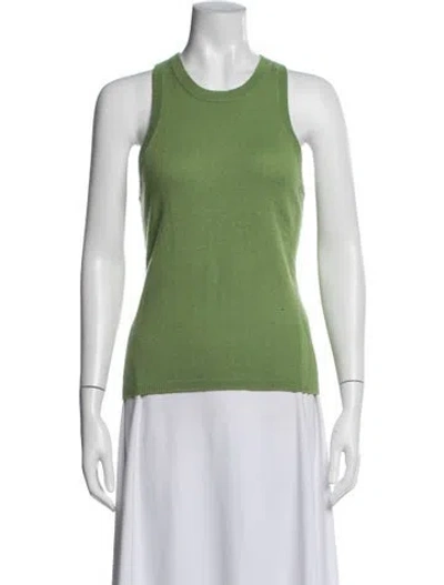 Pre-owned Naadam Cashmere Crew Neck Sweater In Green