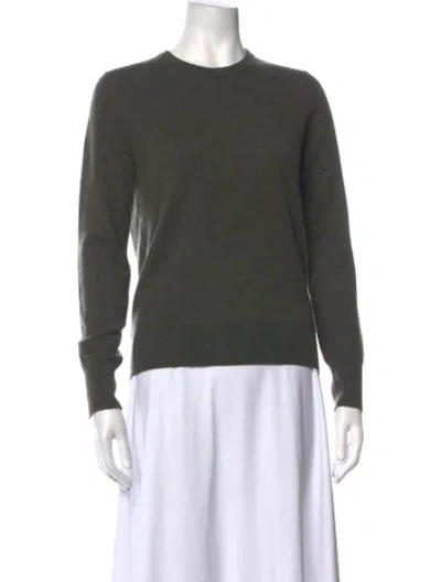 Pre-owned Naadam Cashmere Crew Neck Sweater In Green