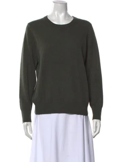 Pre-owned Naadam Cashmere Crew Neck Sweater In Green