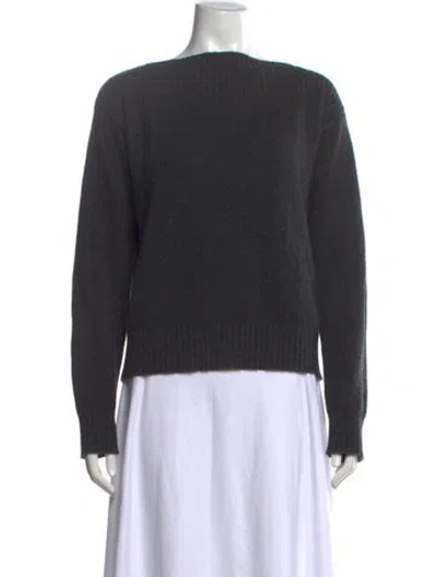Pre-owned Naadam Cashmere Crew Neck Sweater In Green