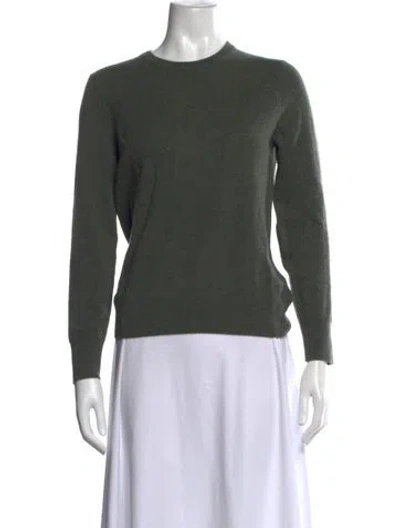 Pre-owned Naadam Cashmere Crew Neck Sweater In Green