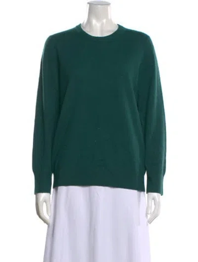 Pre-owned Naadam Cashmere Crew Neck Sweater In Green