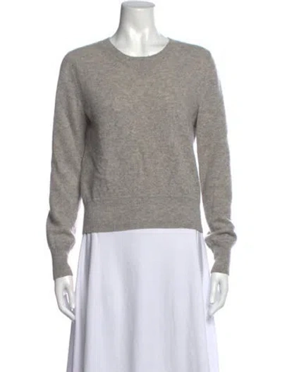 Pre-owned Naadam Cashmere Crew Neck Sweater In Grey