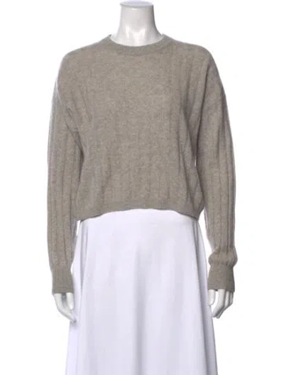 Pre-owned Naadam Cashmere Crew Neck Sweater In Grey