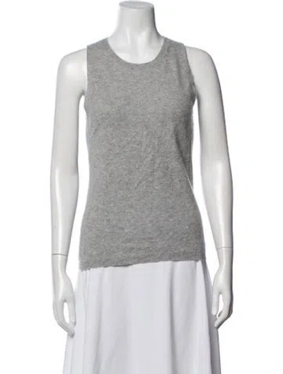 Pre-owned Naadam Cashmere Crew Neck Sweater In Grey